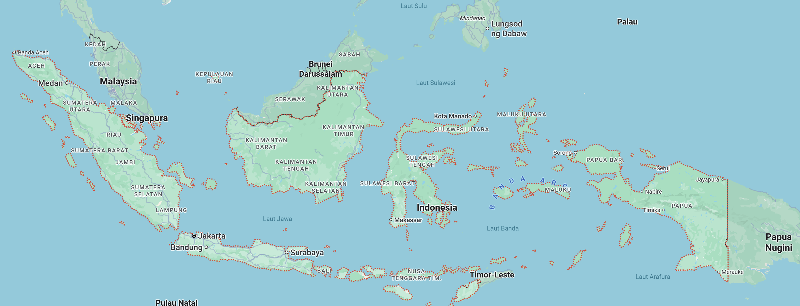 map indonesia